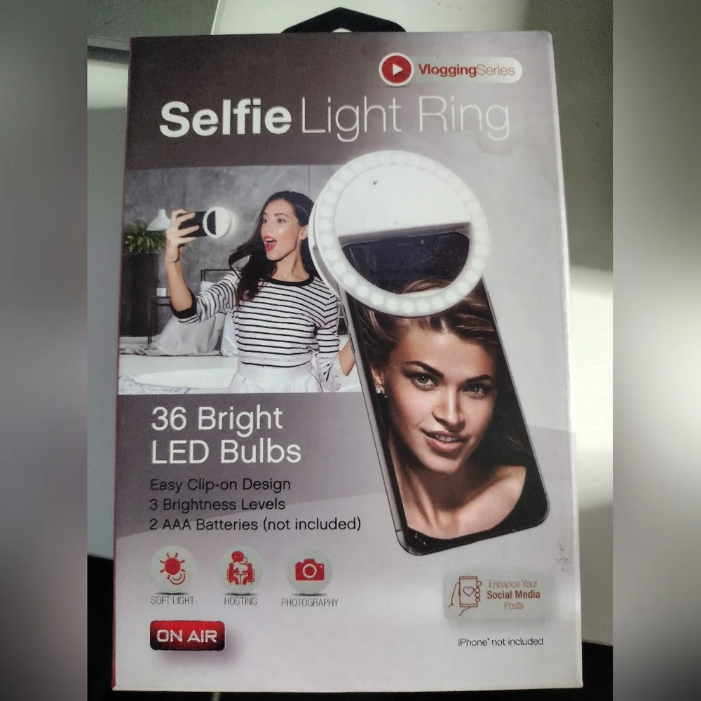 Selfie Ring Light with 36 LED Bulbs